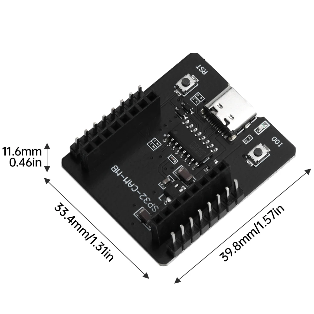 ESP32-CAM-MB Entwicklungsboard Test Backboard Serielles – Bild 4