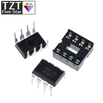 DIYTZT 10 Stück, (5 Stück) NE555 NE555P IC 555 für Timer-Programmieroszillator