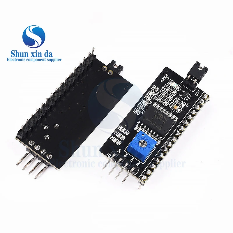 LCD1602 1602 LCD-Modul Blau/Gelb Grüner Bildschirm 16x2 Zeichen LCD-Display PCF8574T PCF8574 IIC