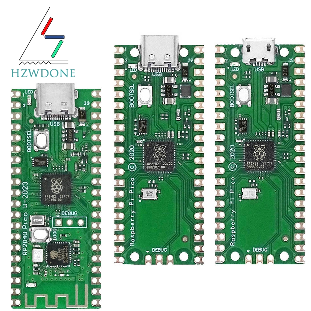 Raspberry Pi Pico Board RP2040 PICO W Dual-Core 264 KB ARM Low-Power-Mikrocomputer