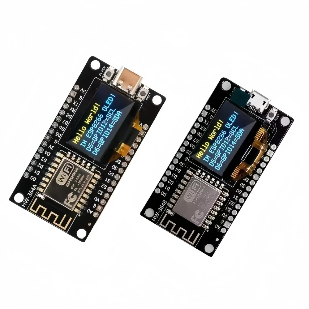 NodeMCU ESP8266 V3 Entwicklungsboard mit 0,96 Zoll OLED-Display CH340 – Bild 5
