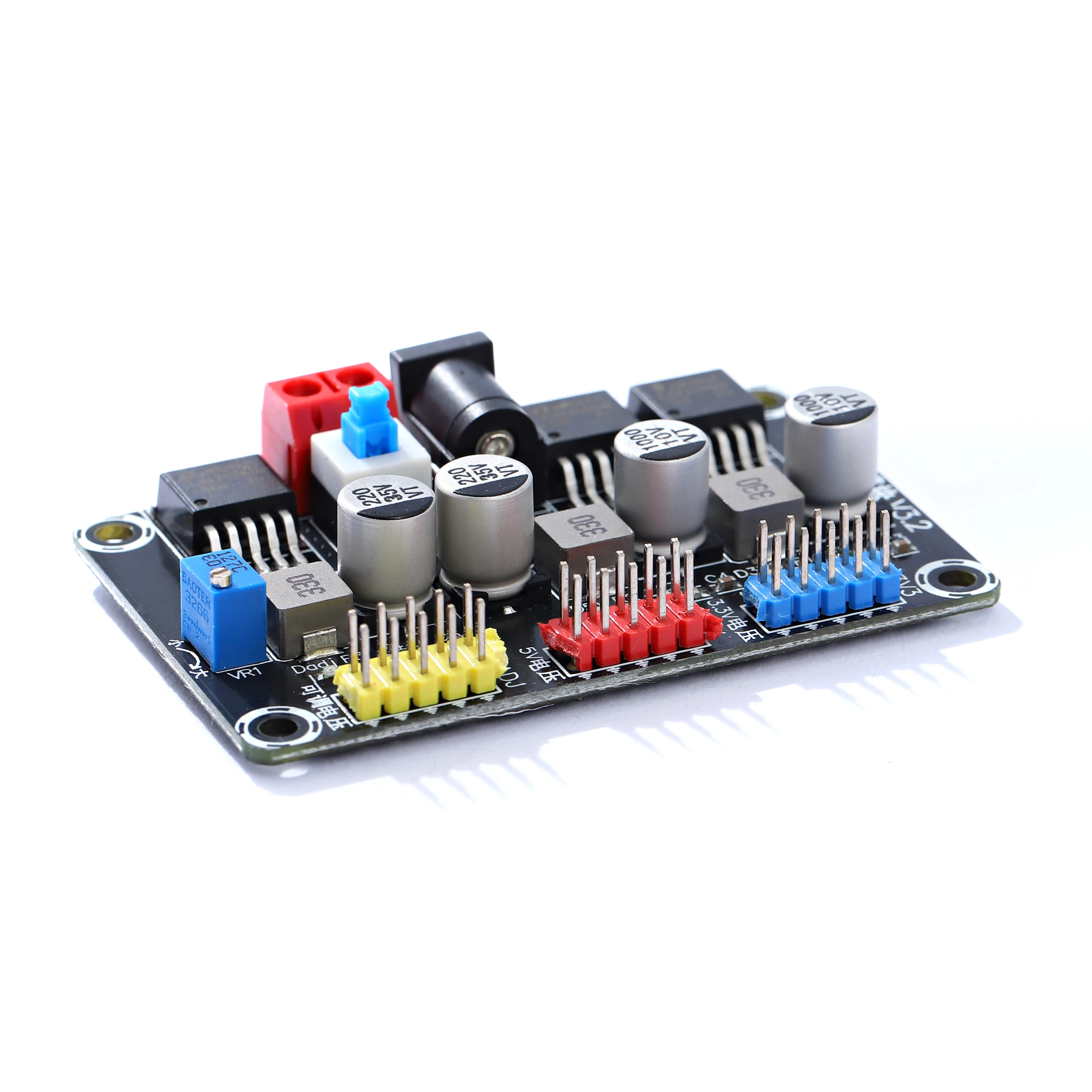 LM2596 einstellbares Abwärtsmodul DC7-25V auf DC3,3V/5V geregeltes – Bild 3