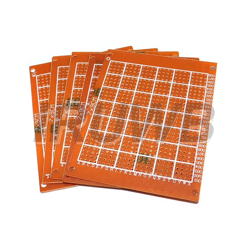 5 × 7 cm, 7 × 9 cm, Leiterplatten-Prototyp, perforiertes (10 Stück) – Bild 4