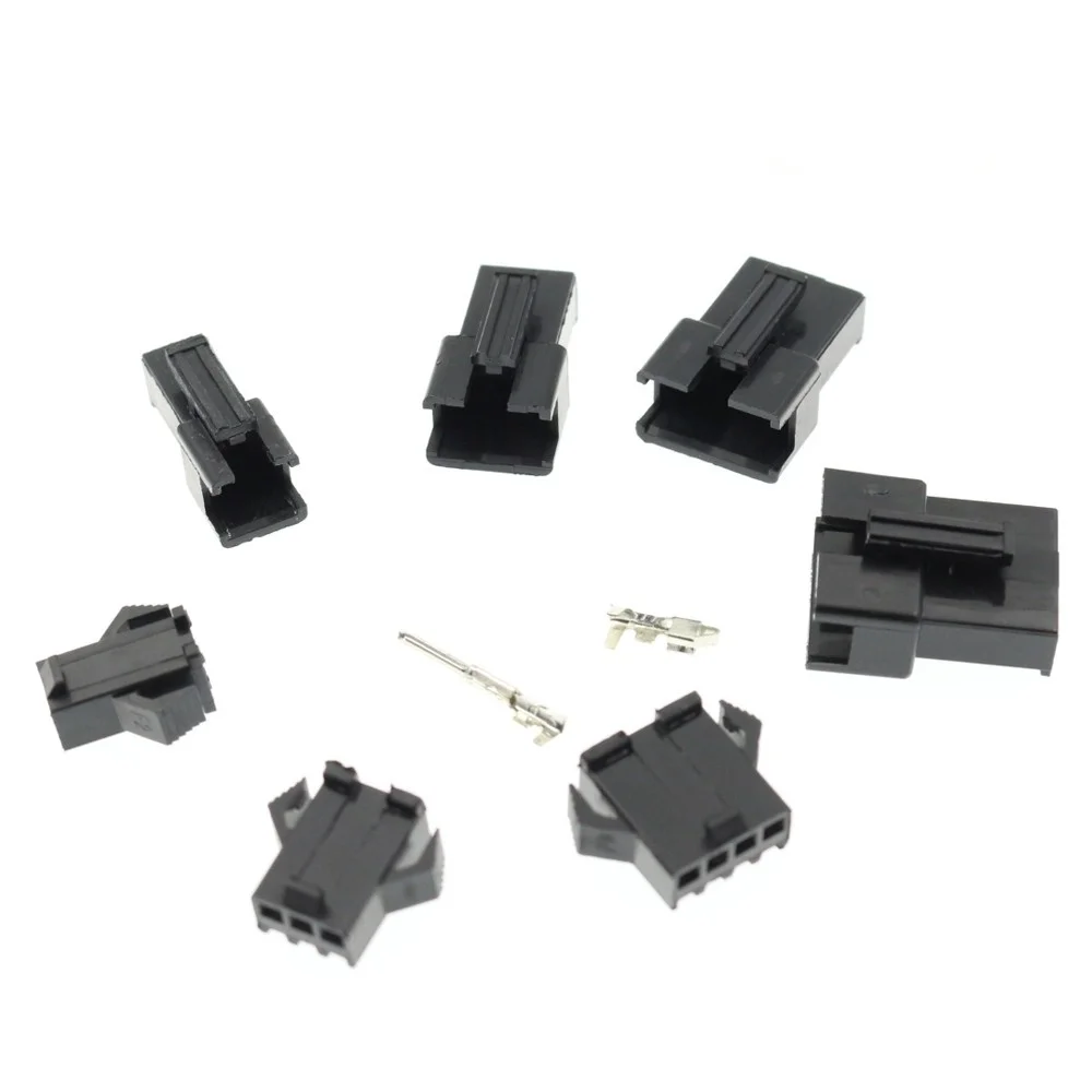 2,54mm Pitch 2/3/4/5Pin JST SM Anschlüsse Männliche (200 Stück) – Bild 3