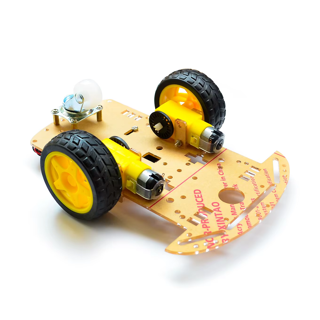 Motor Intelligente Roboter Auto Chassis Kit Speed Encoder Batterie Box 2WD Freies Verschiffen