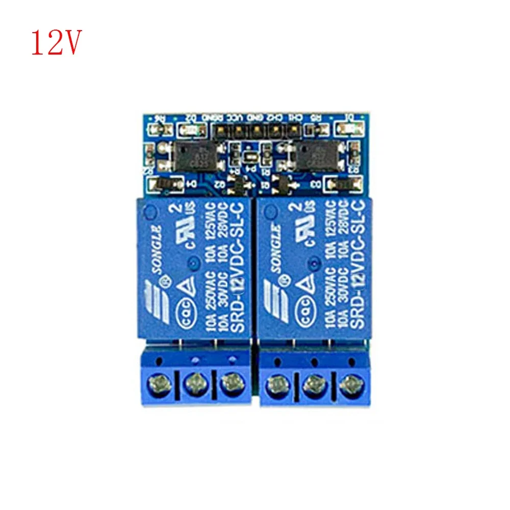 5V 12V 2-Wege-Relaismodul mit Optokoppler-Isolationsschalter – Bild 3