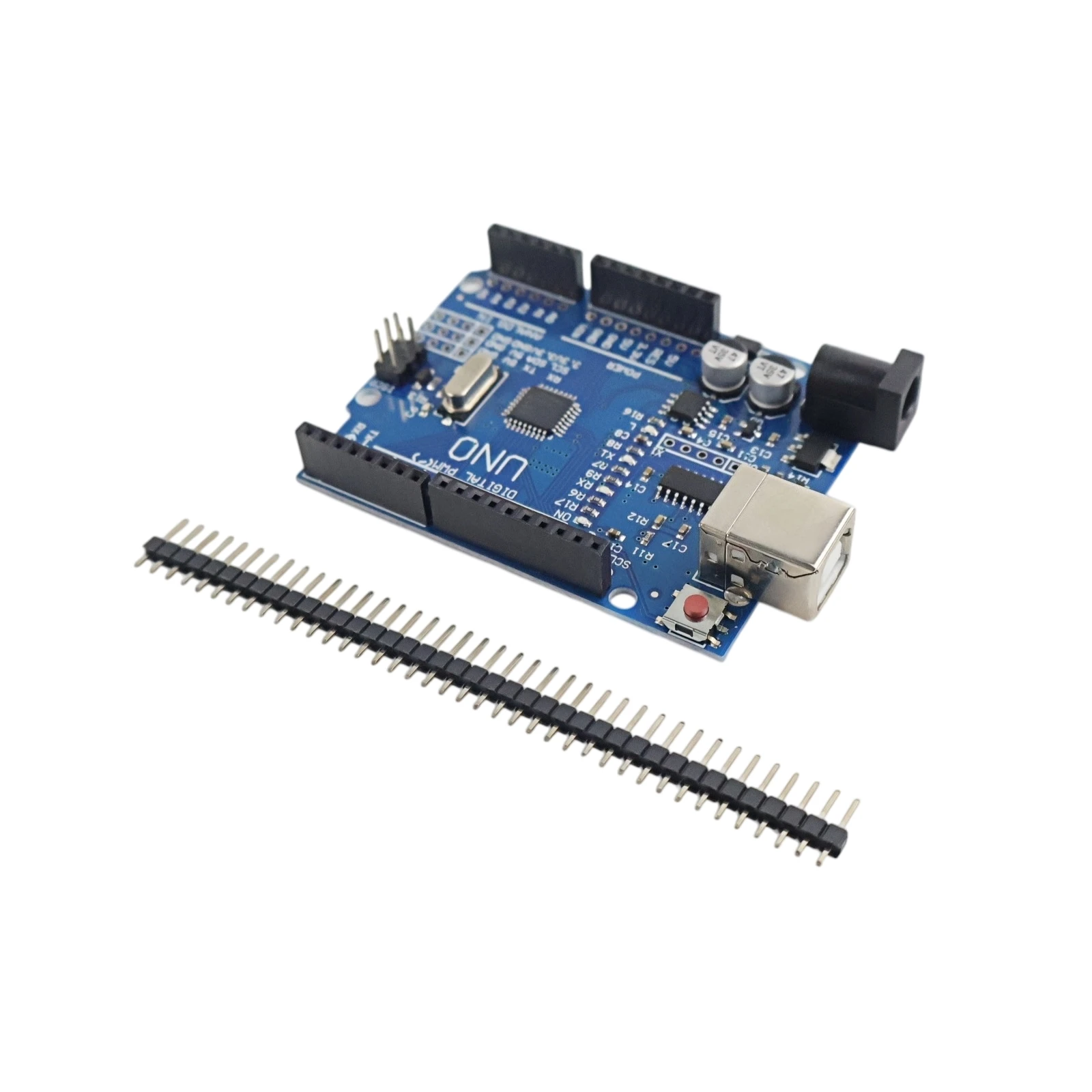 UN0 R3 Entwicklungsboard ATmega328P CH340 CH340G für Arduino UNO R3 mit geradem Stiftleistenanschluss