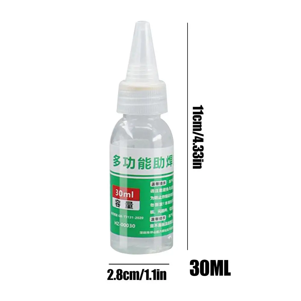 30ml Multifunktionales Flüssig-Lötflussmittel für Edelstahl & Elektronik, No-Clean Lötflussmittel
