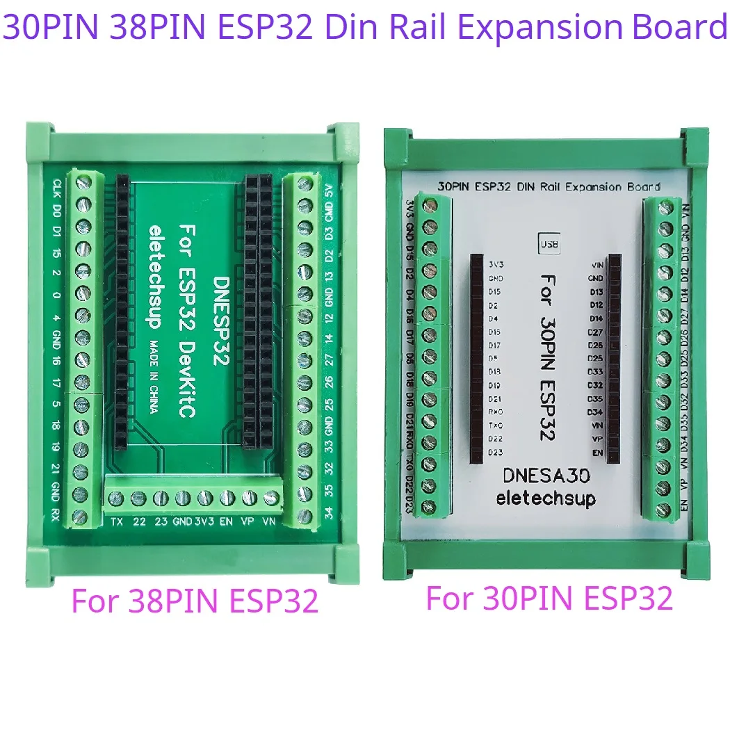 DIN-Schienenmontage DIN35 C45 Schiene ESP32 Grundplatte 3.96 Terminal – Bild 2