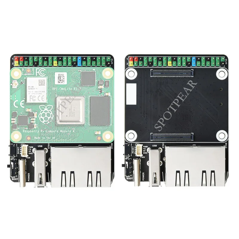 Raspberry Pi CM4 Compute Module 4 IO Board Dual Gigabit Ethernet Mini – Bild 4