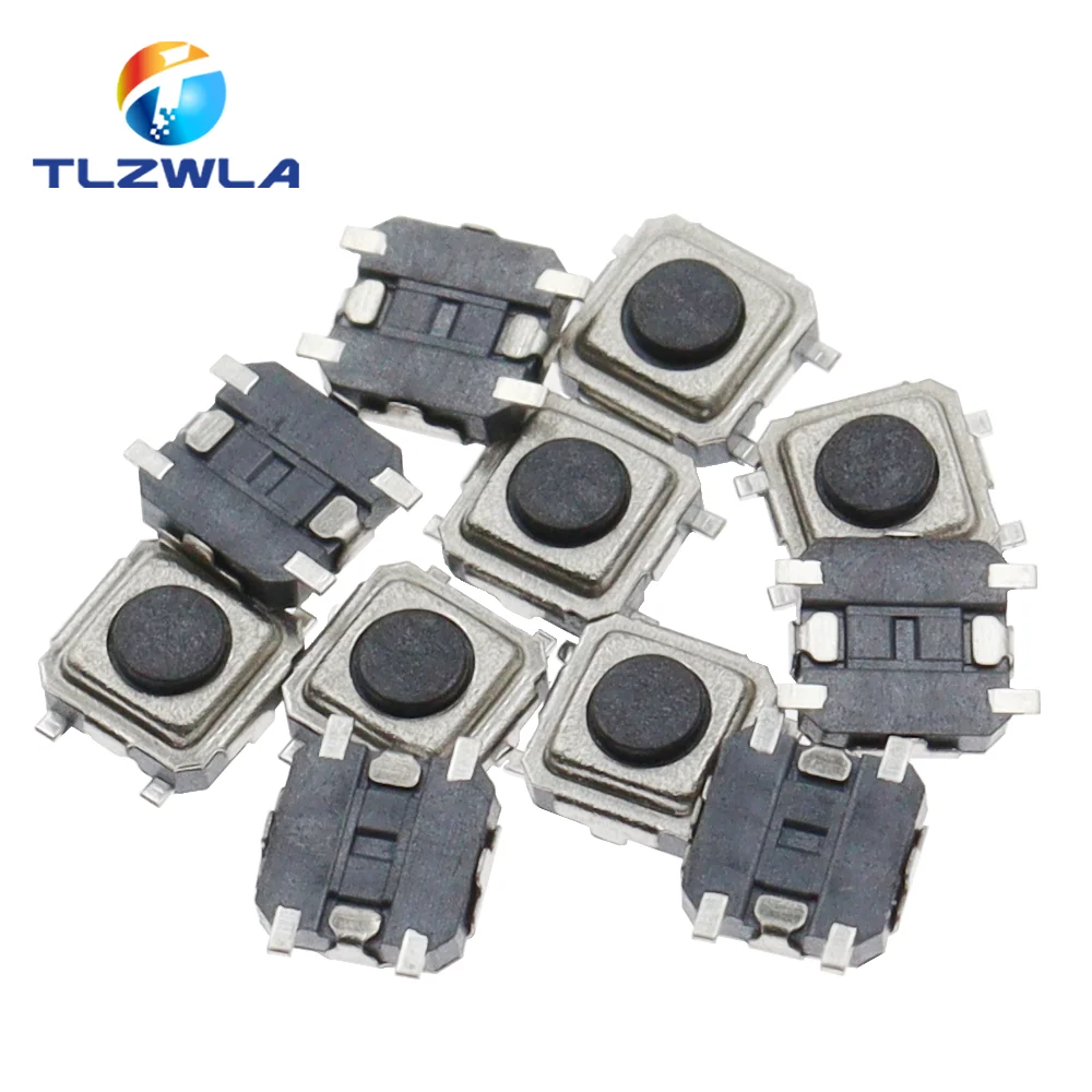3*3*1,5mm SMT Tactile Tact Mini Push Button Schalter Micro Schalter Momentary SMD 3X3X1,5 MM (100 Stück)
