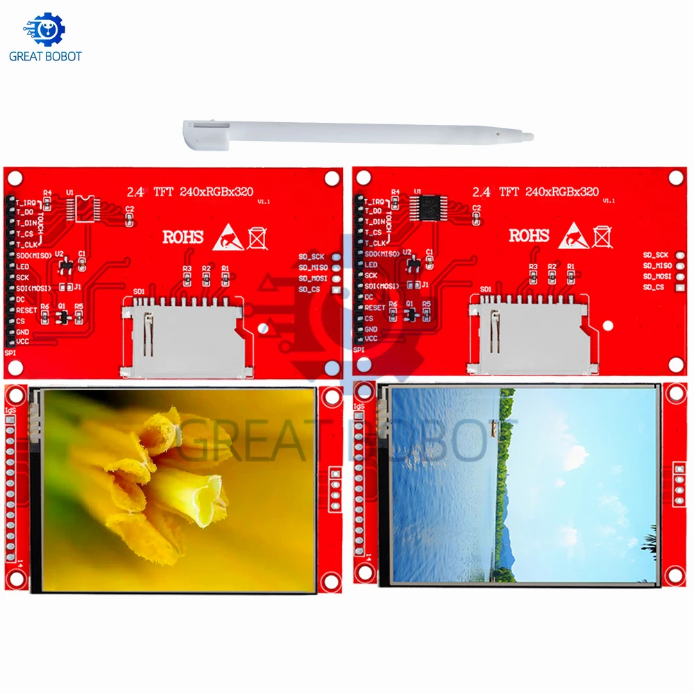 2,4 Zoll 240x320 65K Farb-SPI-TFT-LCD-Anzeigemodul 8-Pin ST7789 – Bild 6