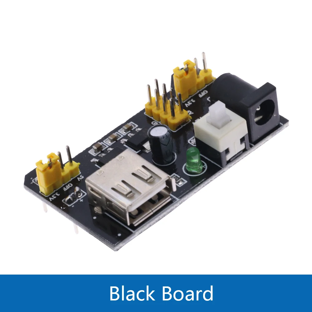 MB102 Mini Micro USB Schnittstelle Breadboard Netzteilmodul MB-102 Modul für Arduino DIY Kit Weiß DC 7-12V