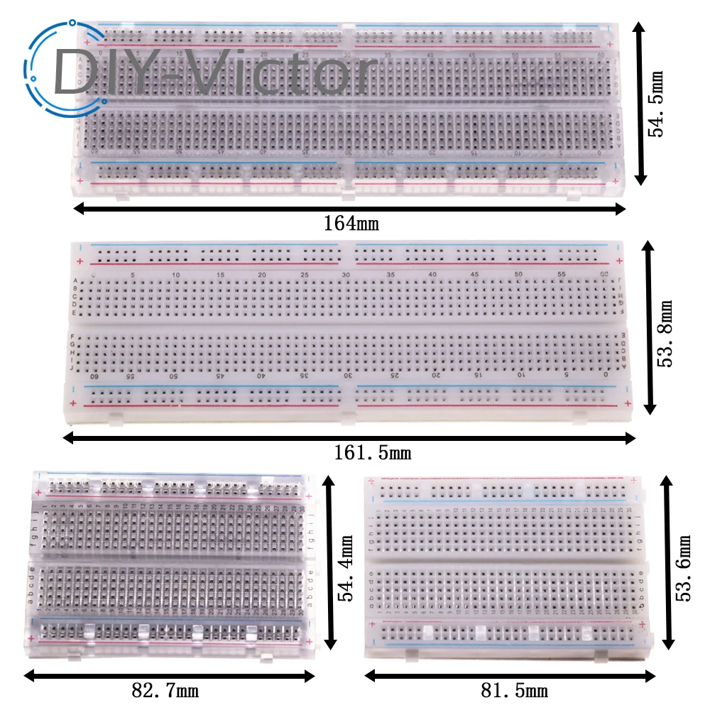 MB-102 MB102 Breadboard 830 Punkt Solderless PCB Brot Board – Bild 6