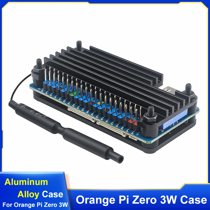 Orange Pi Zero 3W Aluminiumlegierungsgehäuse Passiver Kühlkörper Schutzgehäuse für Orange Pi Zero 3W