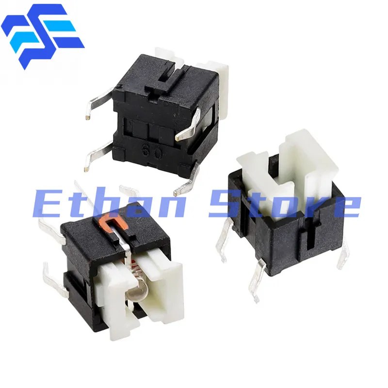 6*6*7 H Taktile Schalter Mit LED Rot Weiß Blau Gelb Grün 6X6X7 MM Mikroschalter/Schlüssel (100 Stück)