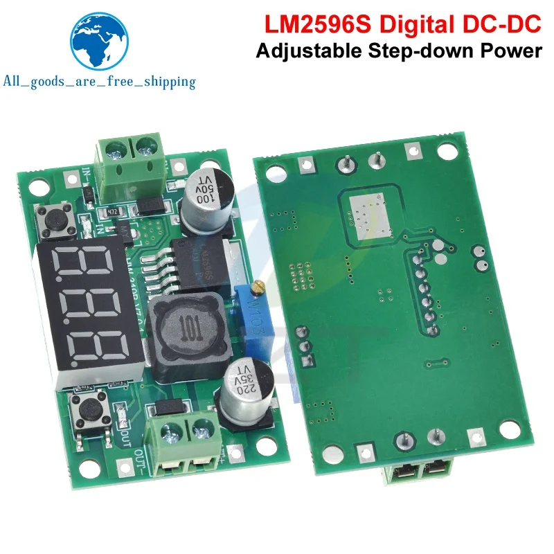3A Einstellbares DC-DC LM2596 LM2596S Modul, Eingang 4V-35V, Ausgang – Bild 5