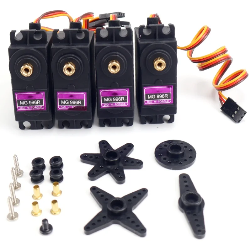 1/2/4 Servos DigitalMG90S MG996R Servo mit Metallgetriebe – Bild 3