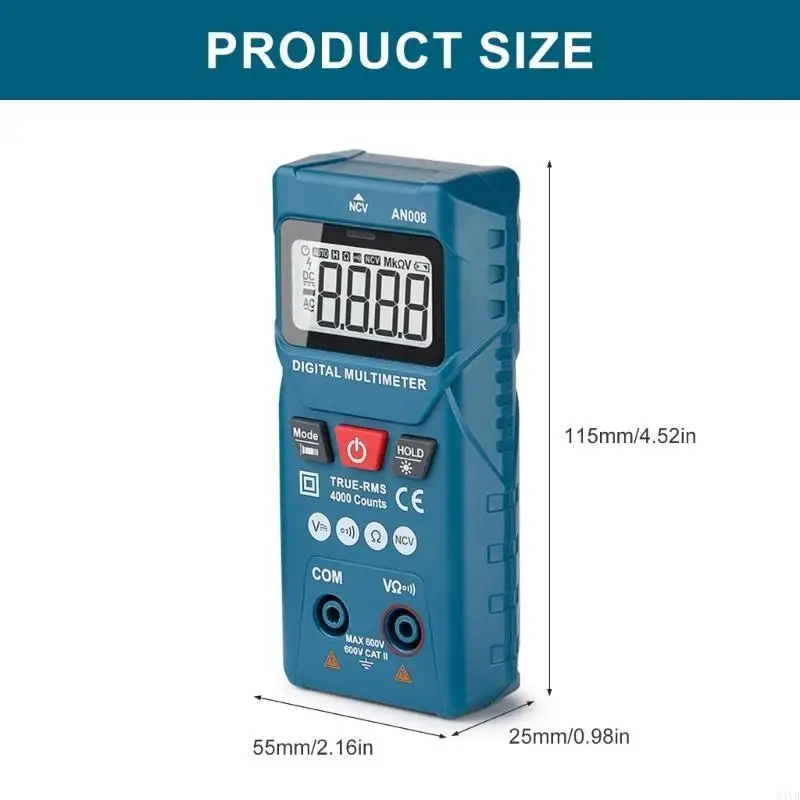 Hochvorbereitete digitales Multimeter mit Sicherheitsfunktionen – Bild 6