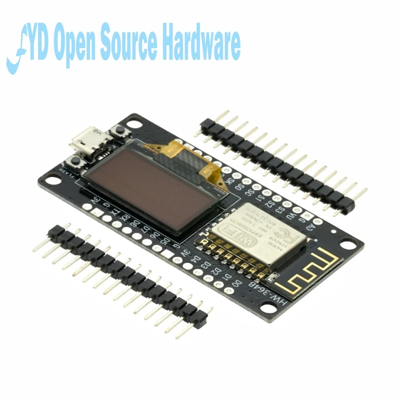 Nodemcu WiFi ESP8266 Entwicklungsboard 0,96 Zoll OLED Micro Typ-C – Bild 3