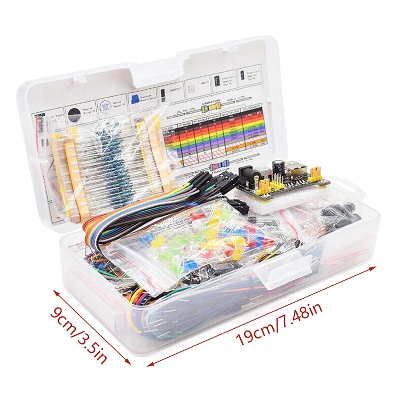 DIY Starter Elektronik-Kit 830 Anschlusspunkte Steckbrett für R3 – Bild 6