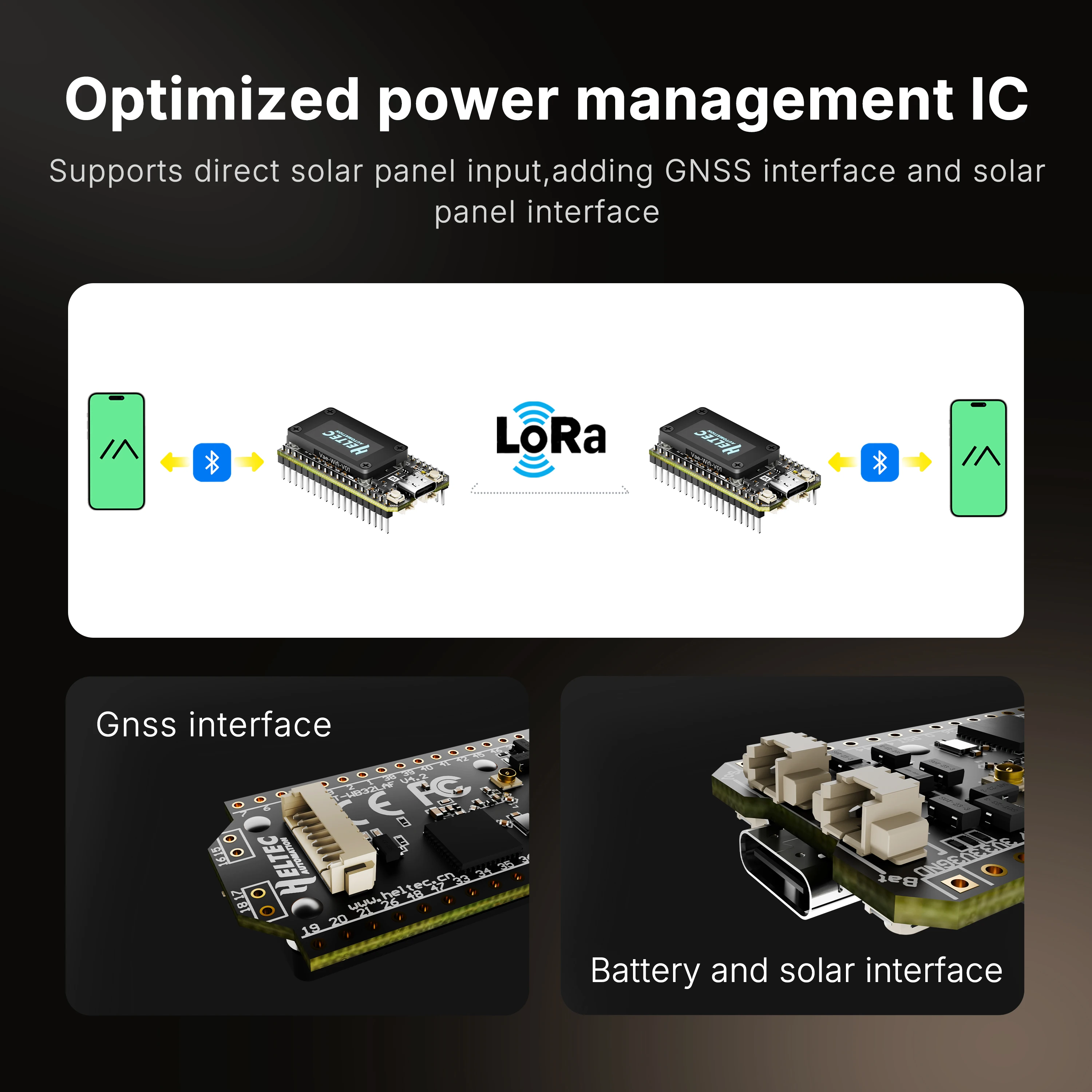 Heltec LoRa 32 V4 Kit Meshtastic GPS ESP32 SX1262 0,96 Zoll OLED – Bild 5