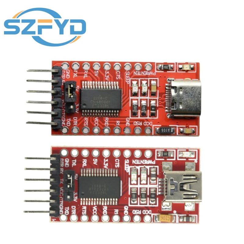 FT232RL FTDI USB 3,3 V 5,5 V auf TTL serielles Adaptermodul für Arduin