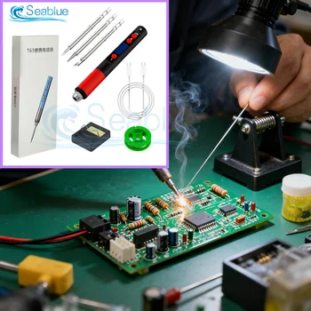 Digitales elektrisches Lötkolben-Kit vom Typ C, einstellbare Temperatur 180-500 °C PD/QC 2.0 3.0, schnelles