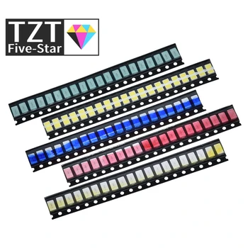 5 Farben x 20 Stück SMD 5730 5630 LED-Dioden-Sortiment-Set LED-Dioden-Kit Grün / Rot / Weiß / Blau (100 Stück)