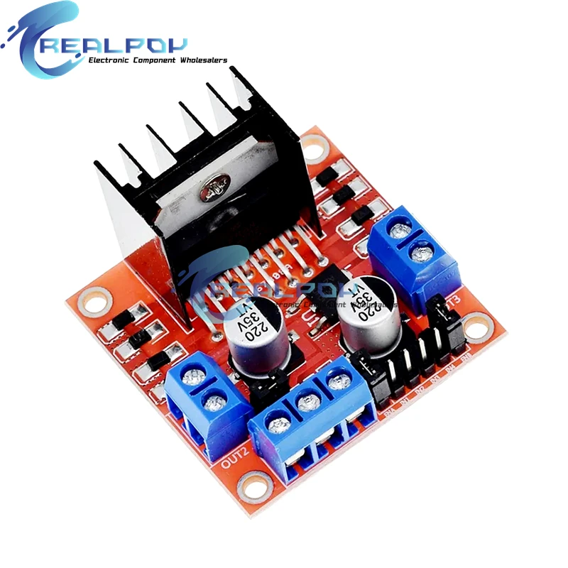 L298N Treiberplatinenmodul L298 Schrittmotor Smart Car Roboter – Bild 2