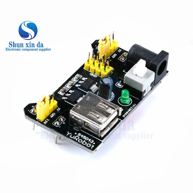 MB102 Breadboard Netzteilmodul 3,3 V 5 V lötfreies Brotbrett für Arduino DIY Spannungsregler