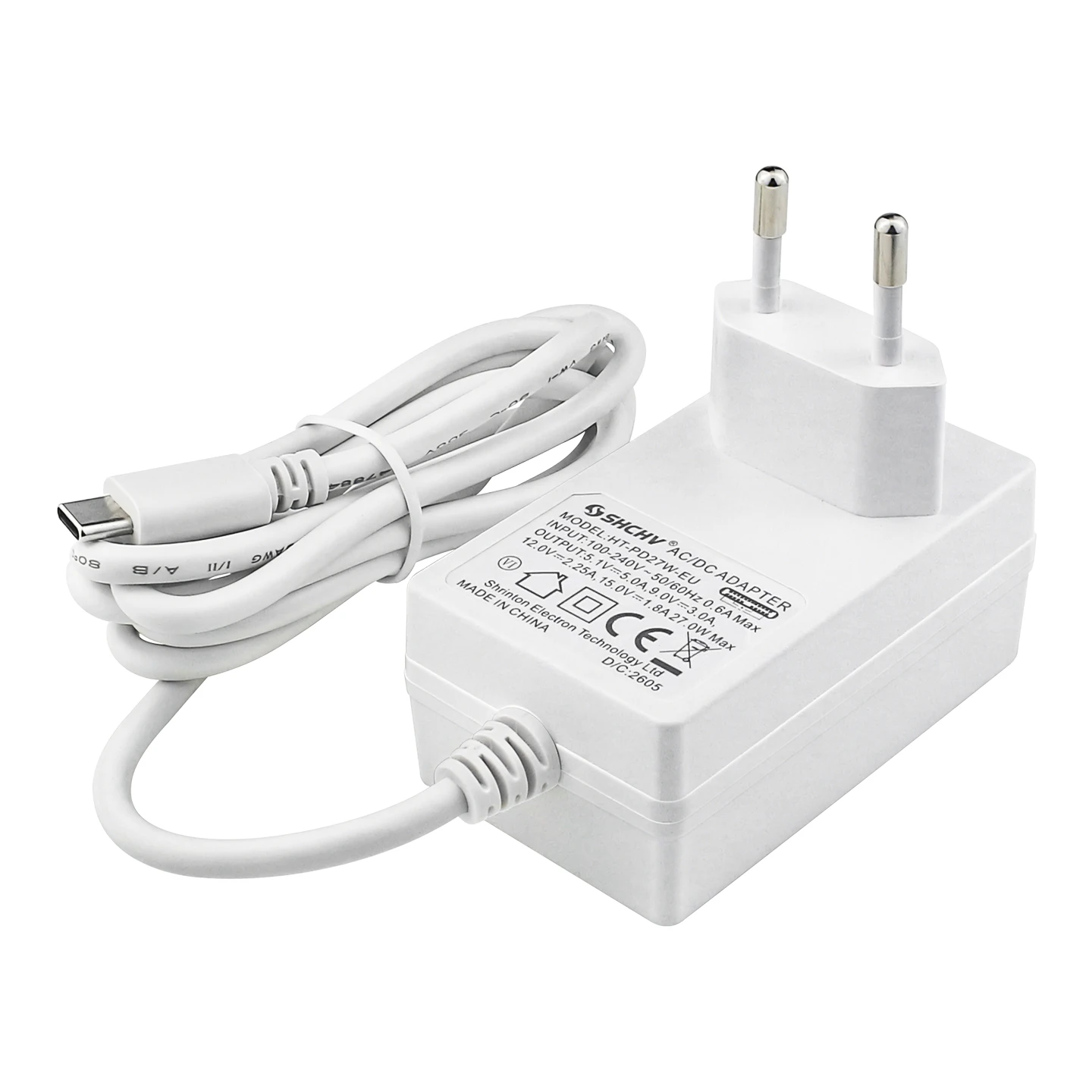 Raspberry pi 5 pd 27w netzteil 5,1 v 5a usb typ c netzteil für eu us uk stecker optional für raspberry pi 5/4b