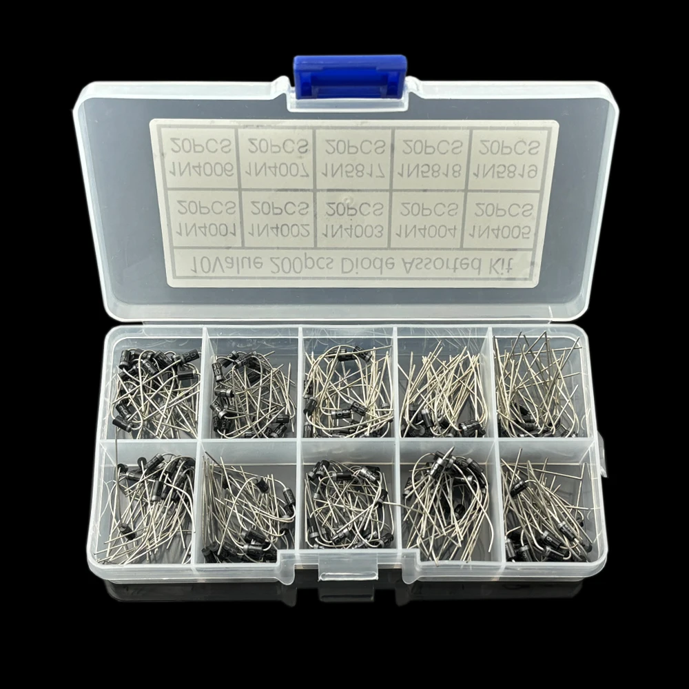 Schachtel 10 Wert Diode Assorted Kit Set 1N5819 1N5818 (200 Stück) – Bild 2