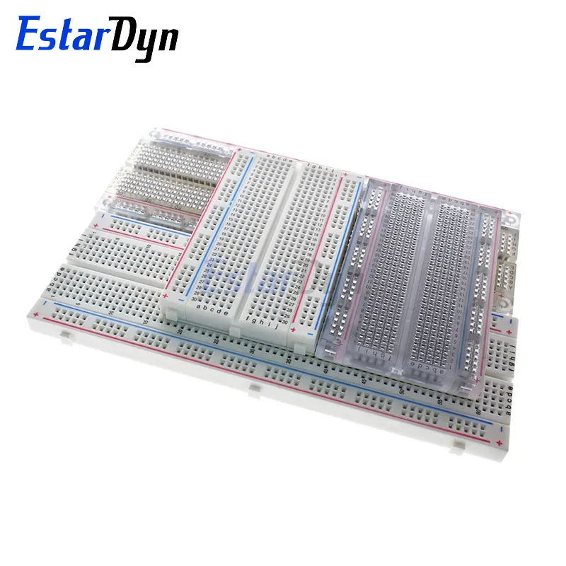Estardyn MB102 Lötfreies Steckbrett 830/400 Löcher PCB Prototyping – Bild 4