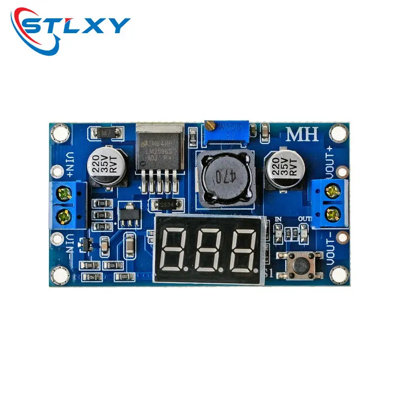 LM2596 LM2596S Stromversorgungsmodul + LED-Voltmeter DC-DC – Bild 3