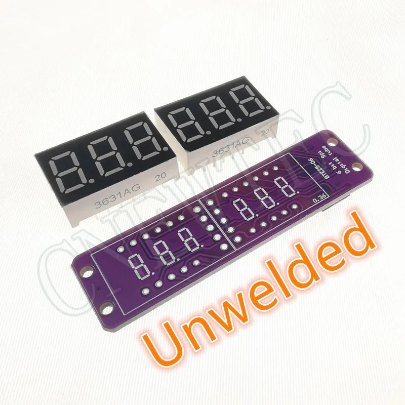 MAX7219 0,36 Zoll 6 Bits Digitales LED-Display 7-Segment-Modul 6 – Bild 4