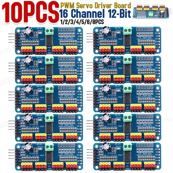 PCA9685 Roboter Controller IIC Schnittstelle 16 Kanal 12-Bit PWM Servo Motor Treiber Board für Arduino
