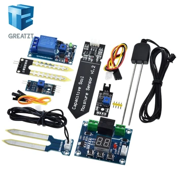 Kapazitive Boden Feuchtigkeit Sensor Modul/Bodenfeuchte Digital Display Relais Control Modul Automatische