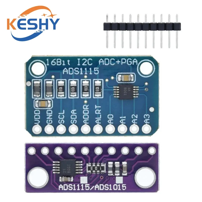 I2C ADS1115 ADS1015 16-Bit-ADC-4-Kanal-Modul mit programmierbarem – Bild 2