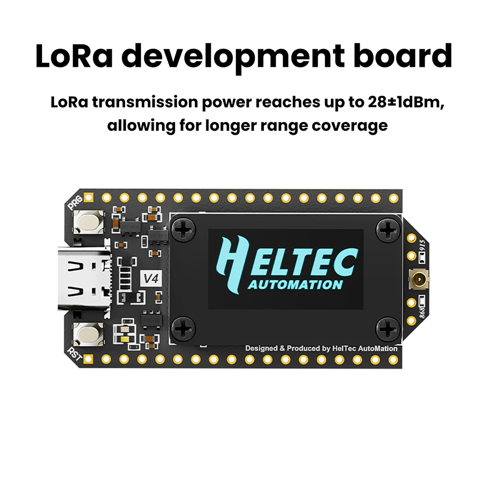 Heltec V4 0,96-Zoll OLED Solarbetriebenes LoRa 32 Entwicklungsboard – Bild 3