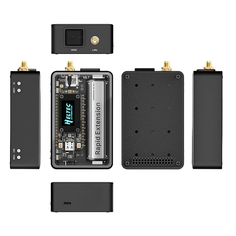 Meshtastic Heltec V4 WiFi LoRa 32 Erweiterungskit Glas/Touchscreen – Bild 5