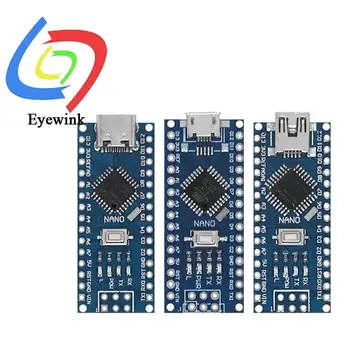 Nano 3.0 Atmega328 CH340 Controller-kompatibles Board für Arduino Typ-C Nano Micro Nano MINI USB