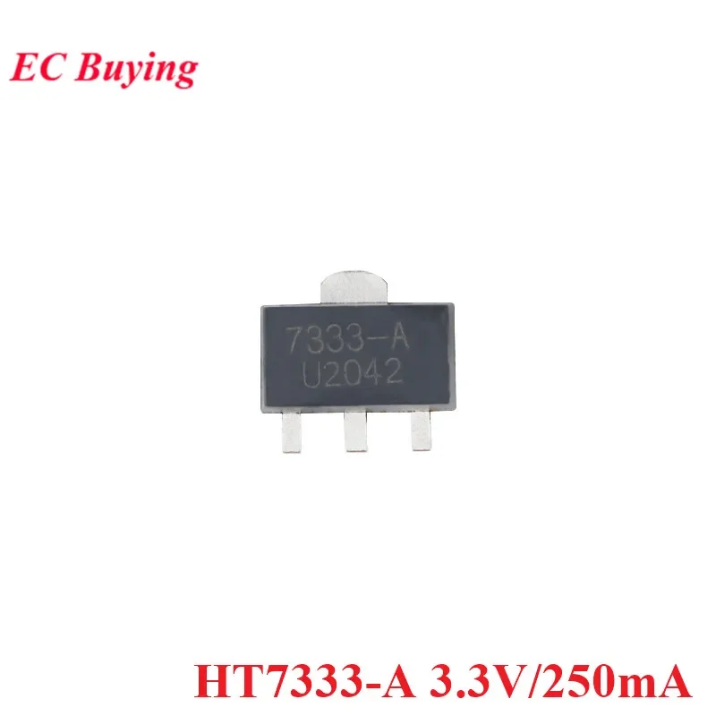 HT7330 HT7333 HT7350 HT7350-A HT7333-A HT7330-A SOT-89 SOT89 3V/3,3 V/5V 250mA Low Dropout Linear (10 Stück)