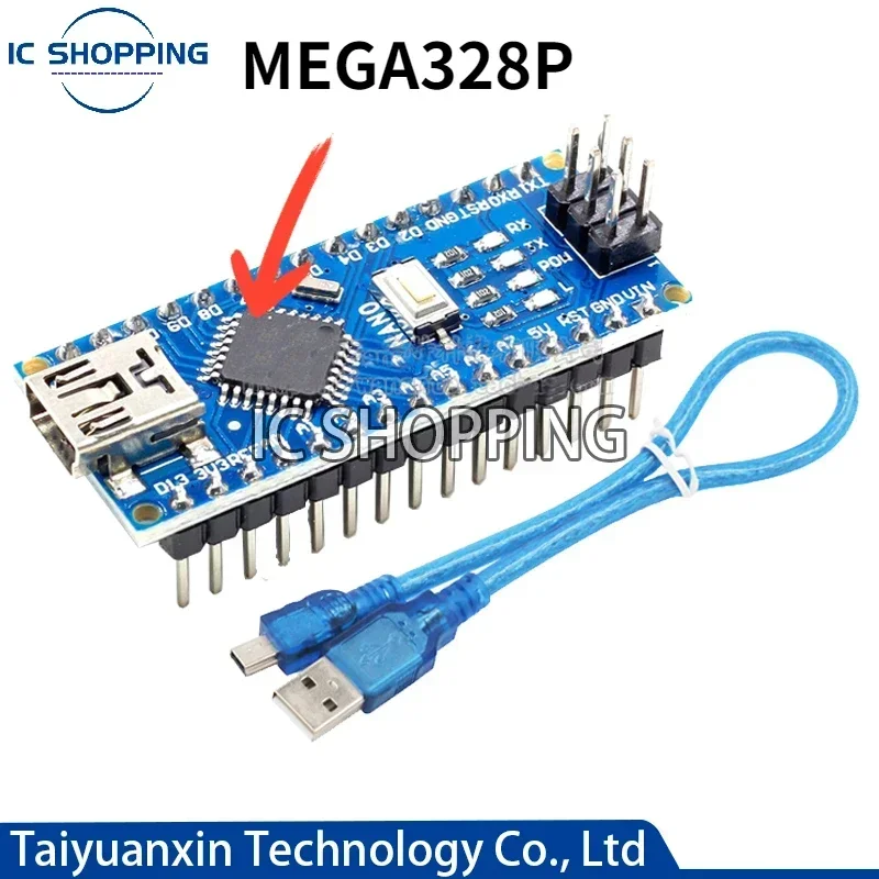 Mini Nano V3.0 ATmega328P Mikrocontroller-Board für Arduino CH340 – Bild 3