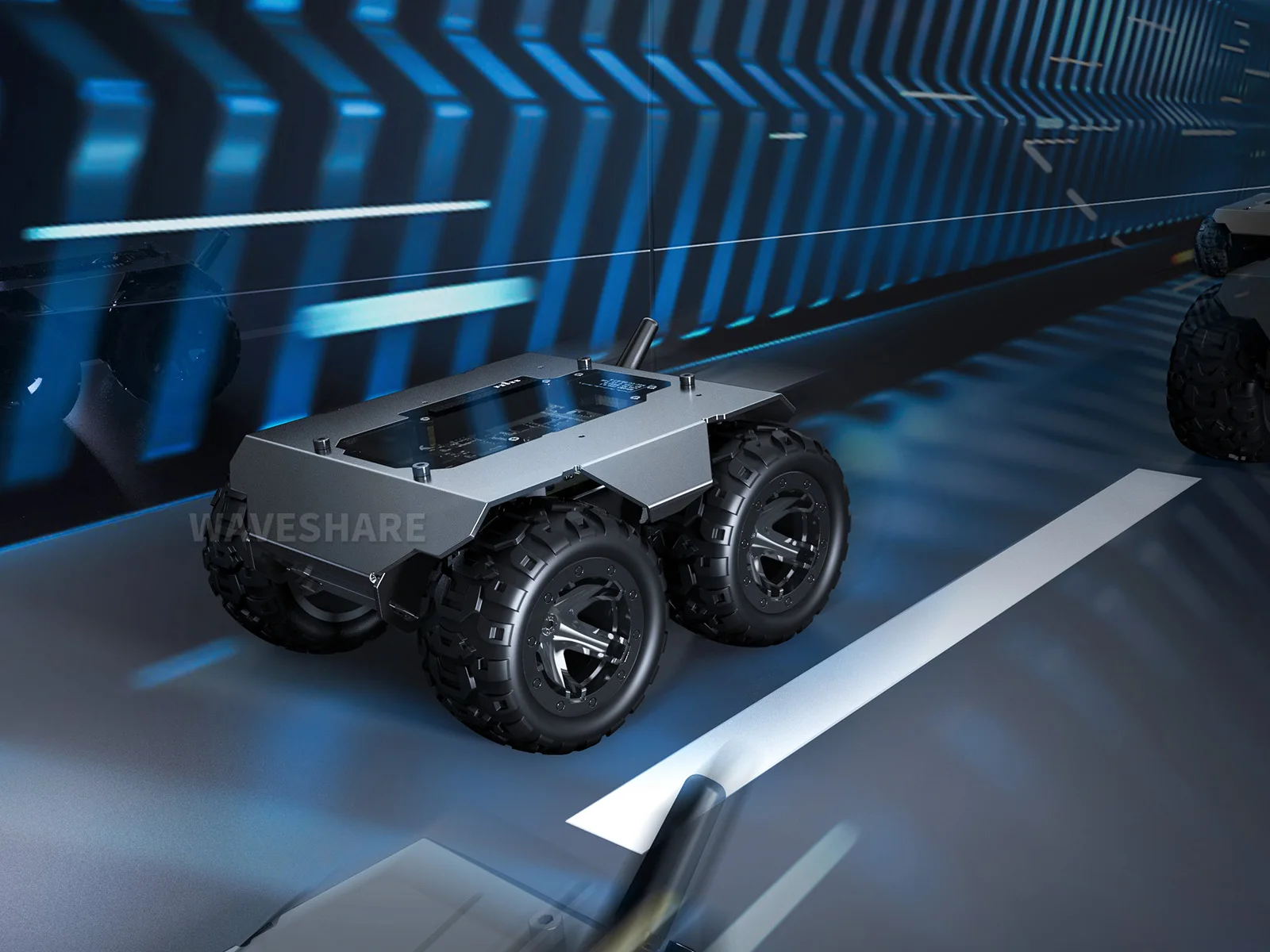 WAVE ROVER Flexibles und erweiterbares 4WD Mobiles Roboterchassis – Bild 5