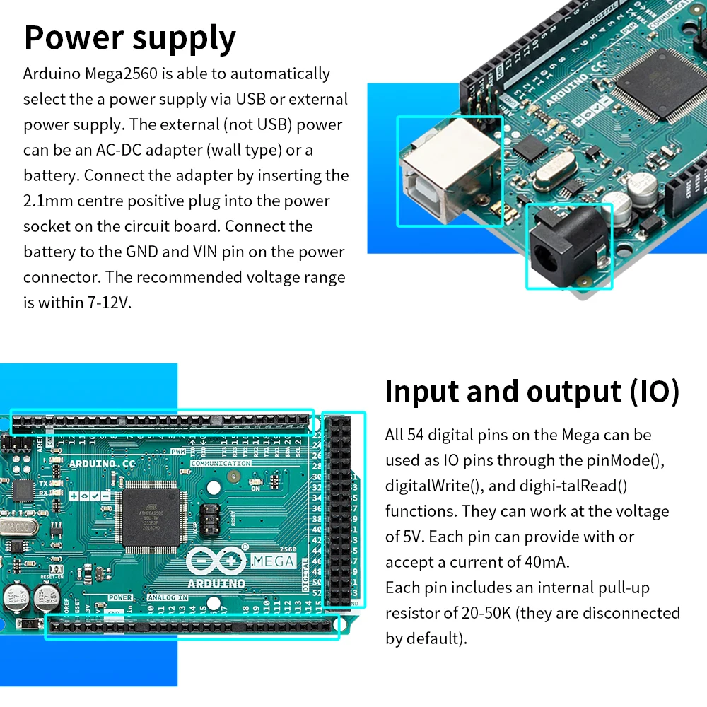 Arduino UNO R3/Mega 2560 R3 Arduino Entwicklungsboard – Bild 5