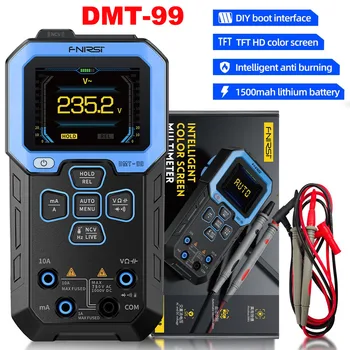 FNIRSI DMT-99 Digitalmultimeter 9999 zählt TRMS, automatische Bereichswahl, Widerstand, Kapazität, Diode