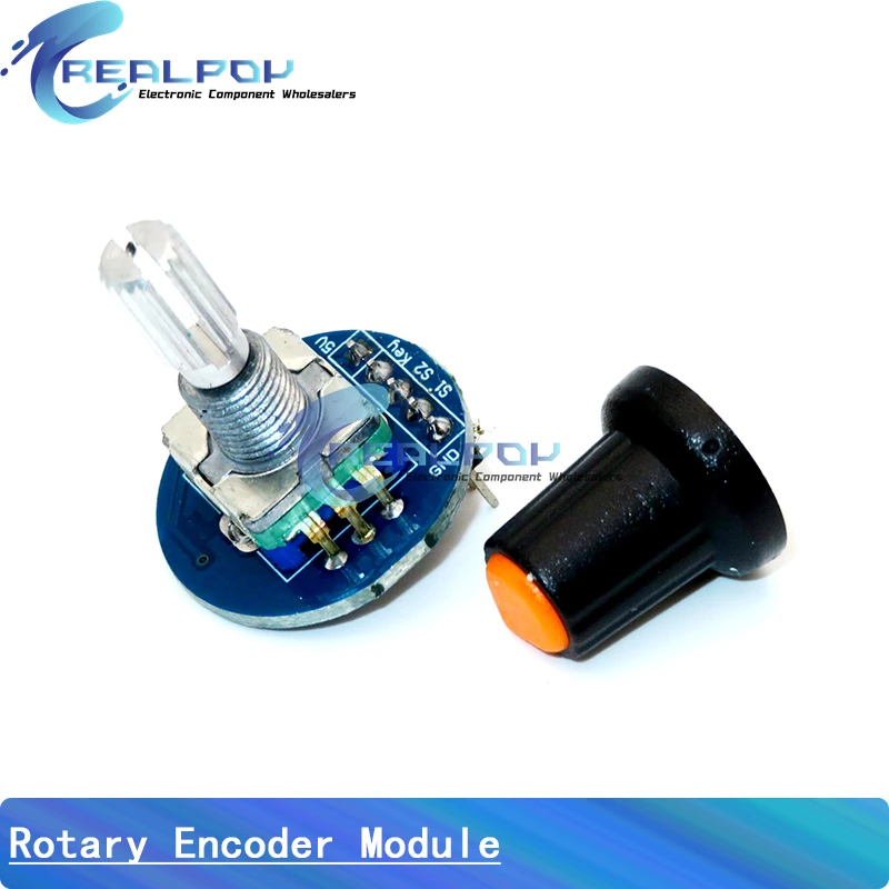 360-Grad-Drehgebermodul Drehpotentiometer Analoges Knopfmodul KY-040 – Bild 2