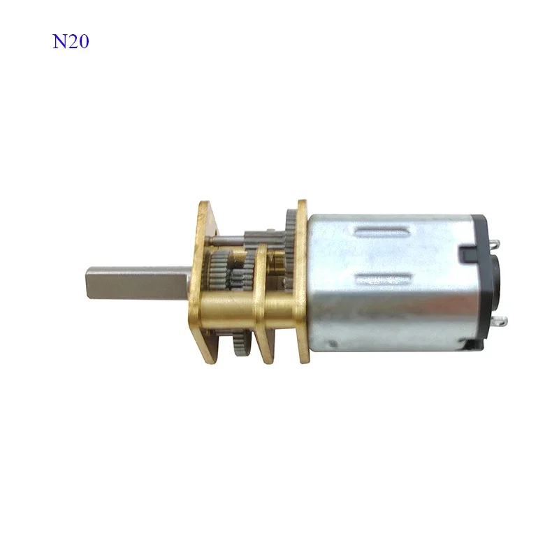 DC 3V/6V/12V N20 N30 Mini Metallgetriebemotor mit gerader – Bild 5