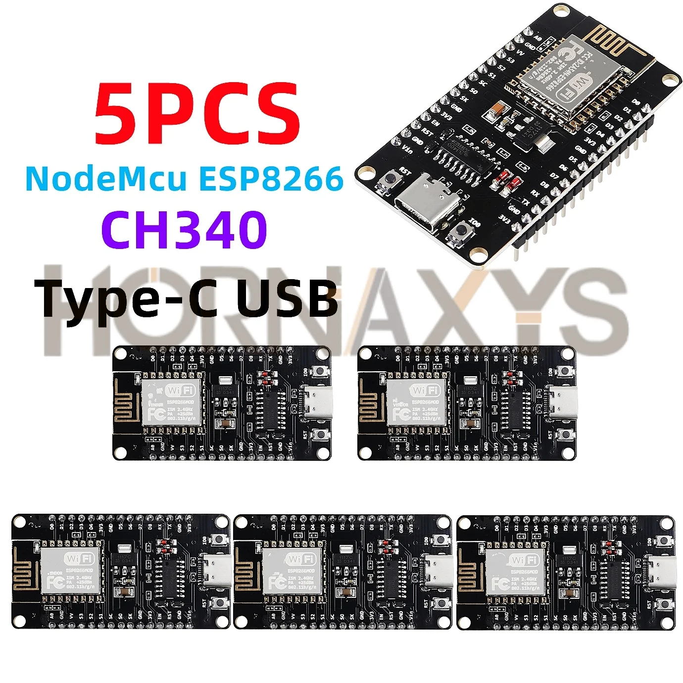 ESP8266 NodeMCU LUA CH340 ESP-12E WiFi Internet Development Board 4M – Bild 5